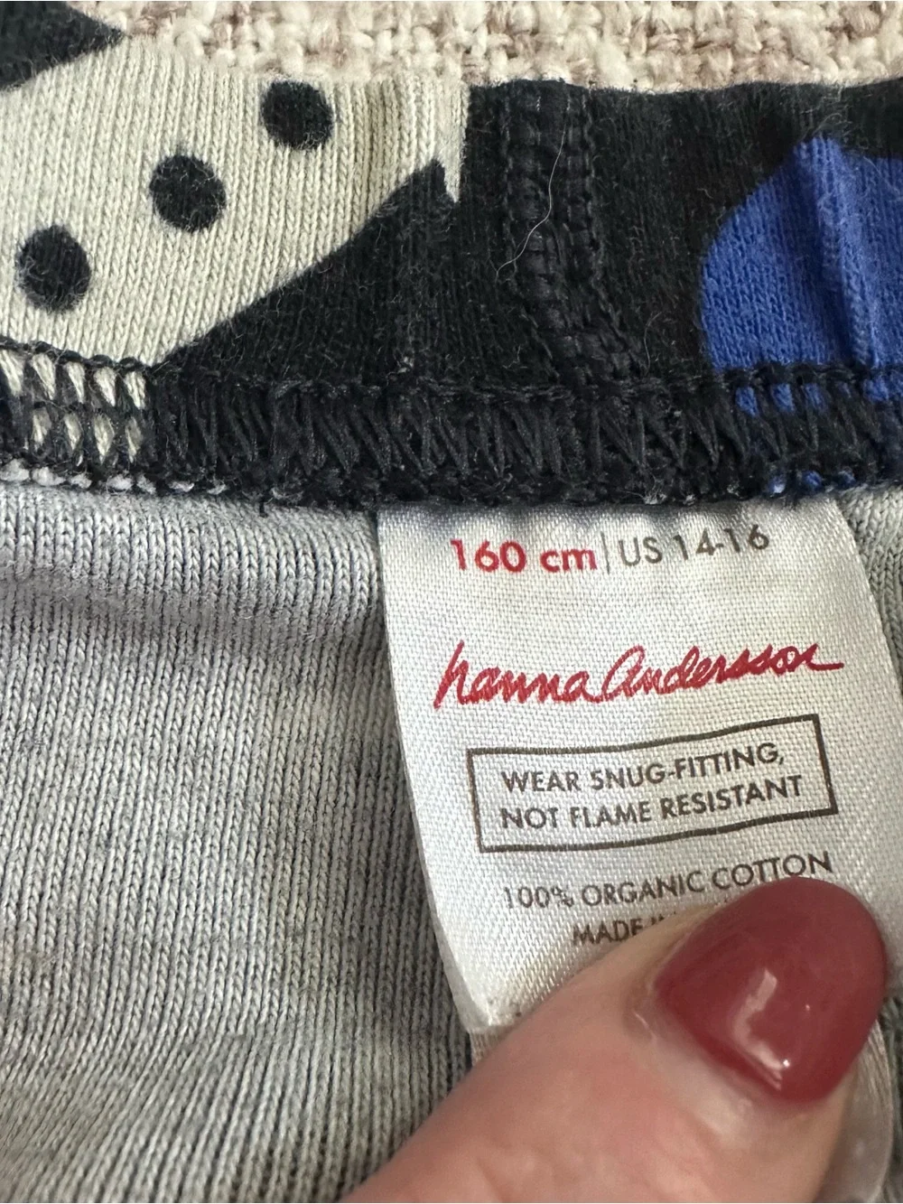 Hanna Andersson Short Pajamas In Multi Universe On Black | 160